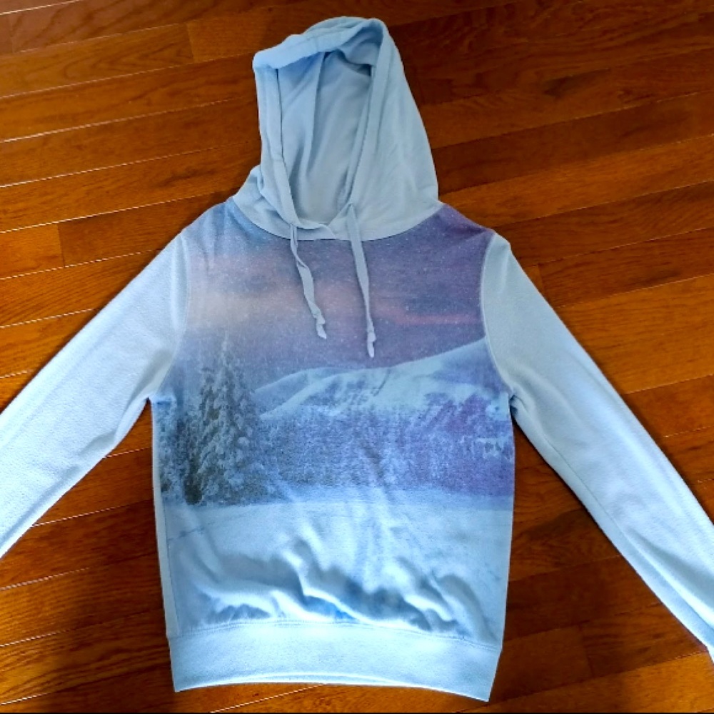 Winter print sweatshirt
